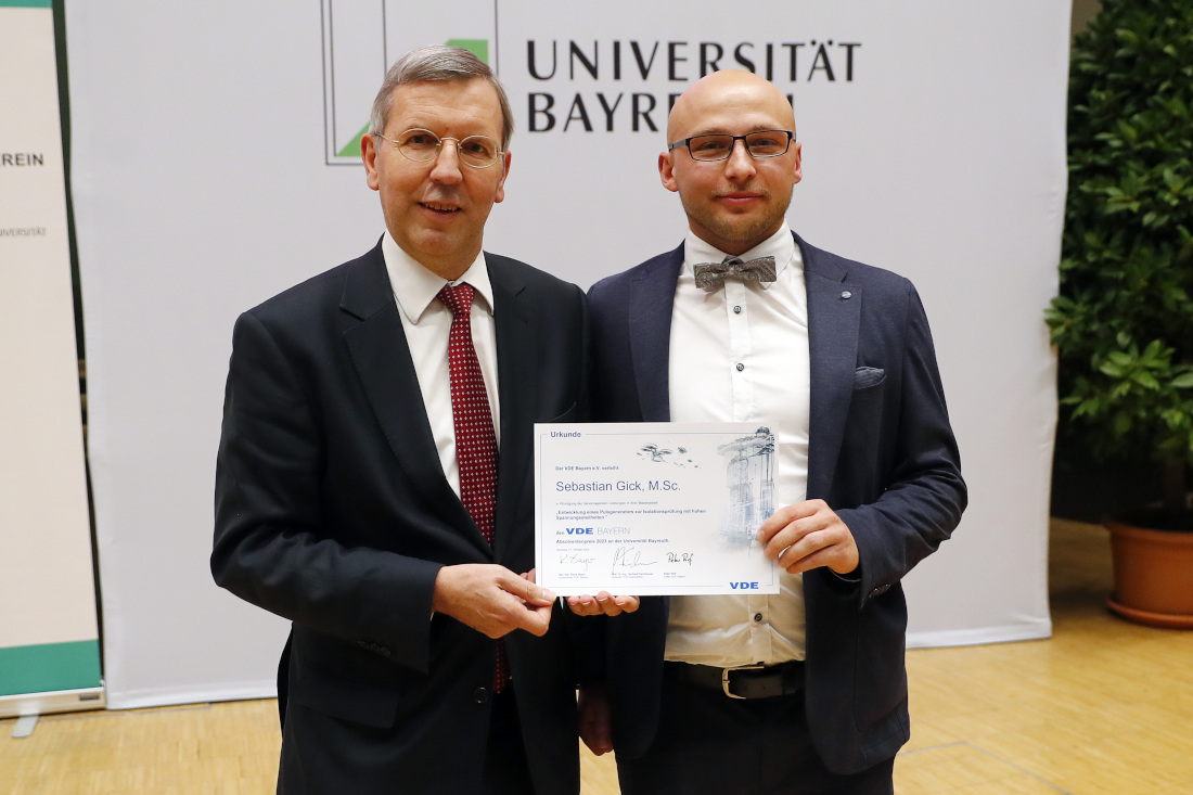 M.Sc. Sebastian Gick erhält den VDE Preis 2023