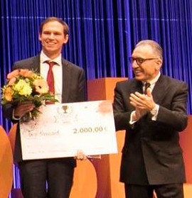 Dr.-Ing. Marco Denk erhält CTI-Award 2016.
